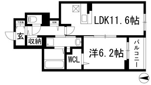 コンフォール北伊丹の物件間取画像